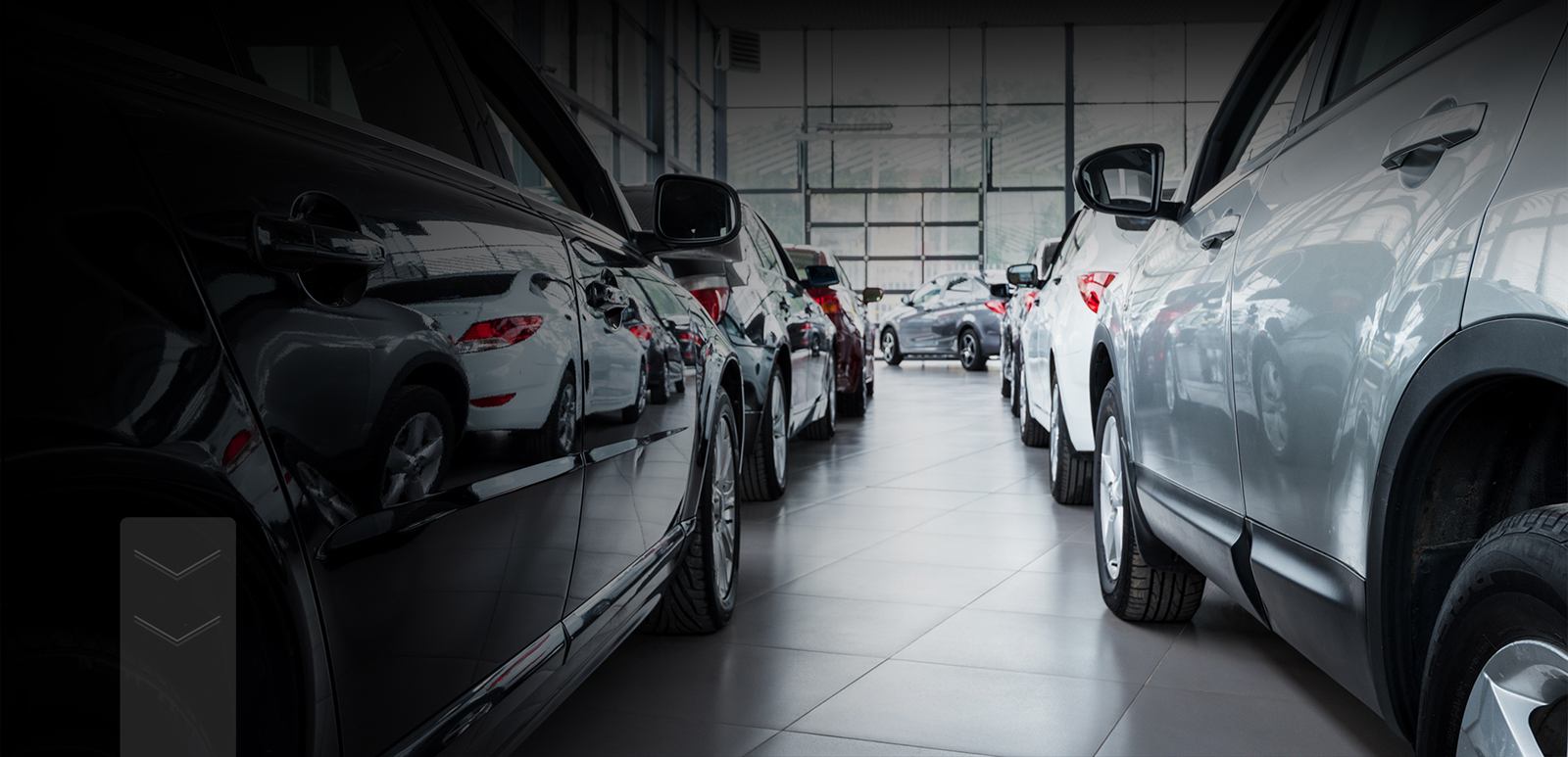 A car showroom